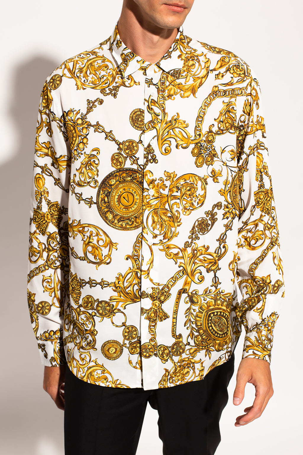 Baroque print shirt Versace Jeans Couture
